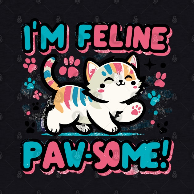 I'm Feline Pawsome by Cutetopia